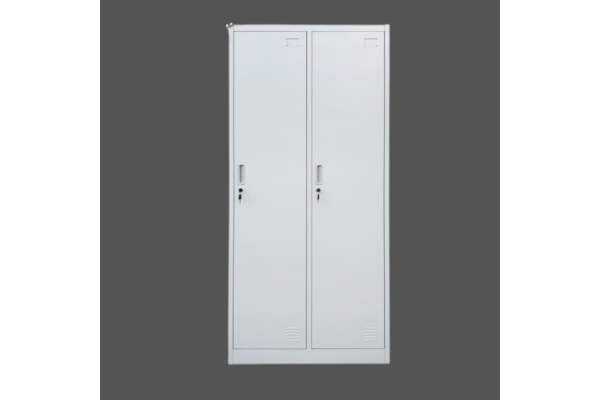 SZAFA BHP 2-KOMOROWA; 80CM; RAL Z PRZEGRODAMI